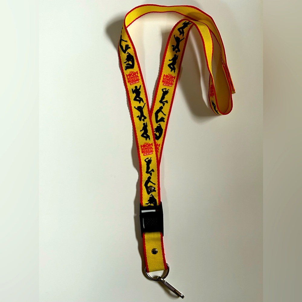 Disney’s High School Musical The Ice Tour Lanyard With Detachable Key Ring(NWOT)